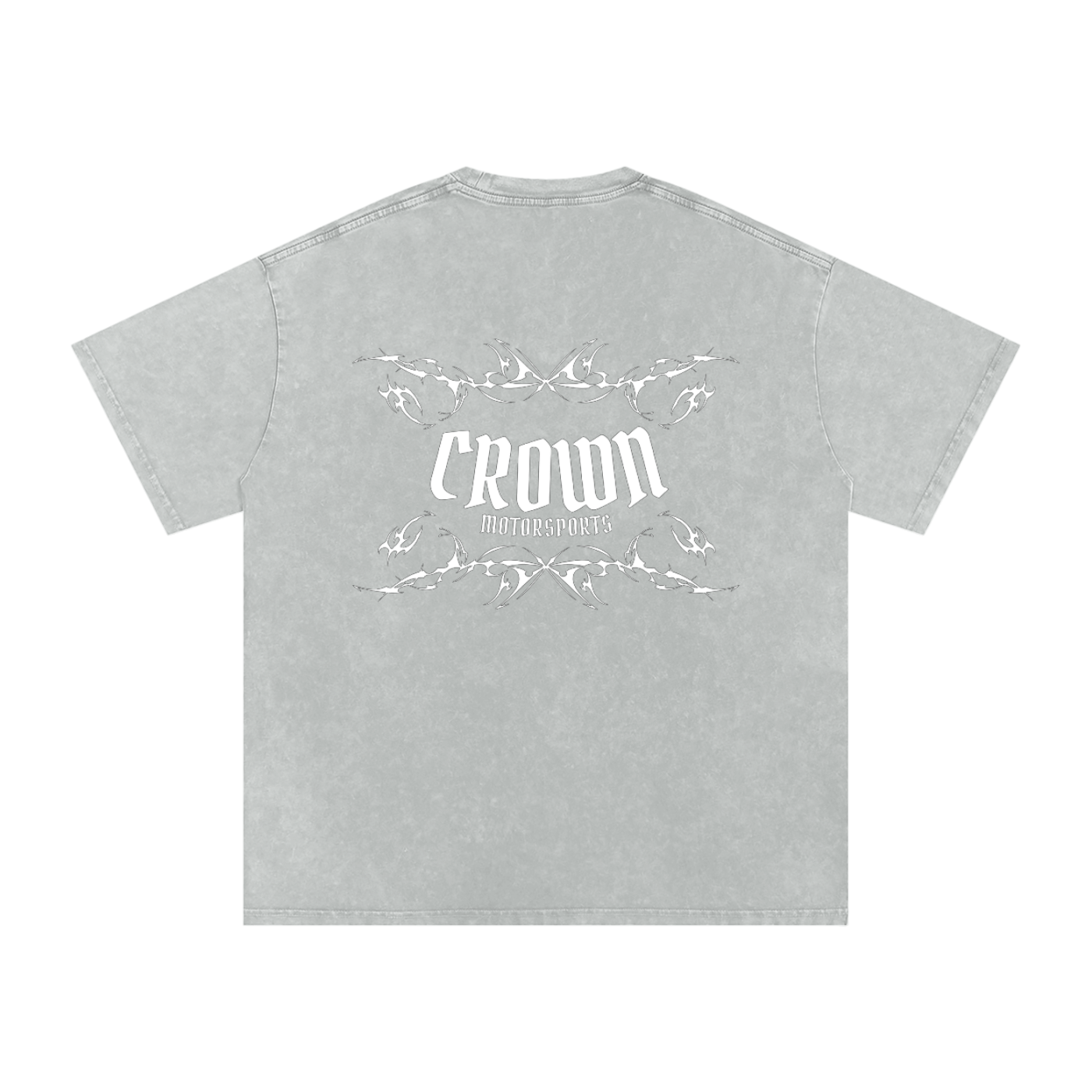 Crown Motorsports Grey Washed Tee