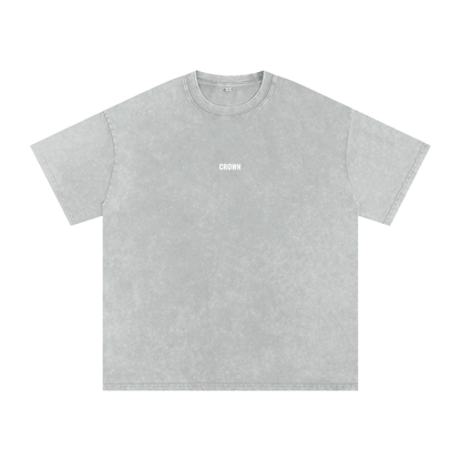 Crown Motorsports Grey Washed Tee